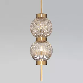 Подвесной светильник Eurosvet Plaza 50186/2 латунь