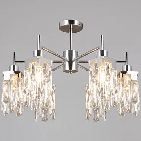 Люстра на штанге ILLUMICO  IL3601-6CSQ-26 CR DS