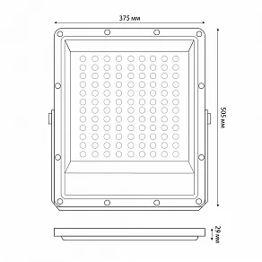 Настенно-потолочный прожектор Uniel ULF-F51D UL-00012762
