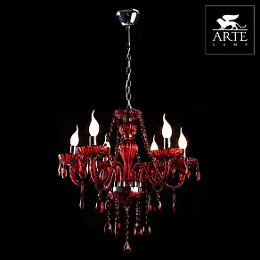 Подвесная люстра Arte Lamp Teatro A3964LM-6RD