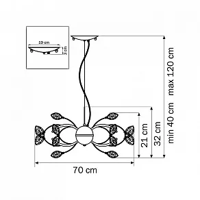 Подвесная люстра Lightstar Tenalia 747124