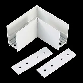 Соединитель угловой L-образный для треков накладных ST-Luce ST003 ST007.519.00