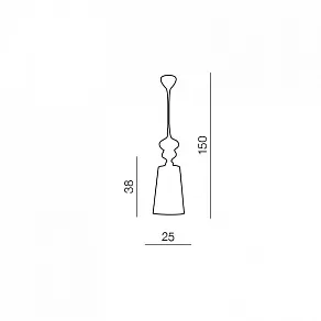 Подвесной светильник Azzardo Baroco 1 pendant AZ0307