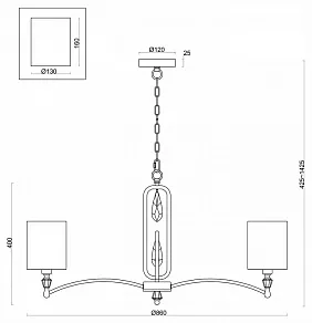 Подвесная люстра Freya Riverside FR1007PL-08N