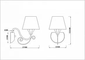 Бра Rivoli Stefania A1 AB Б0038380