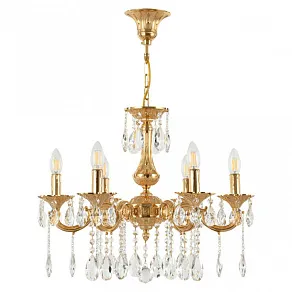 Подвесная люстра Bohemia Ivele Crystal AL77 AL77101/6/175 A G