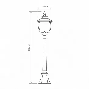 Наземный высокий светильник Elektrostandard Sculptor a031909