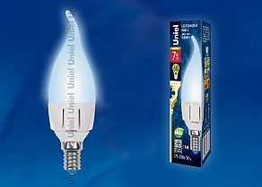 Лампа светодиодная Uniel  E14 7Вт 4000K UL-00002415