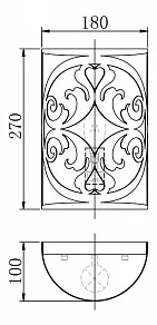 Накладной светильник Maytoni Rustika H899-01-R