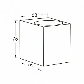 Накладной светильник Uniel UUL-A01S UL-00011361