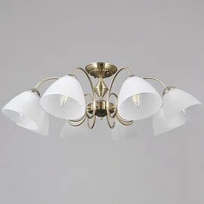 Люстра на штанге ILLUMICO  IL0897-8CSQ-26 AB ELITE