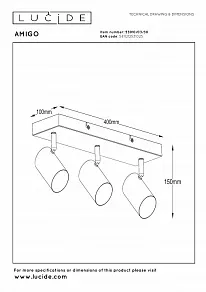 Спот Lucide Amigo 2767/12/31
