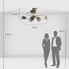 Люстра на штанге De City Вита 2 220014106