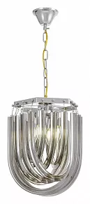 Подвесная люстра LUMINA DECO Boscone LDP 7044-300 CHR+GY