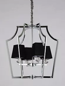 Подвесная люстра LUMINA DECO Montero LDP 1249-4 CHR+BK
