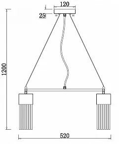 Подвесная люстра Freya Esala FR5050PL-05BS