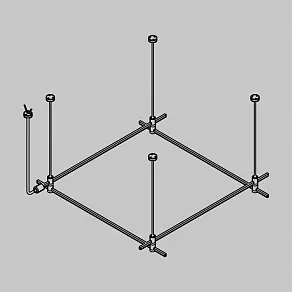 Трек подвесной Maytoni Готовая конструкция TFC-Flar-H08-B