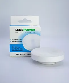 Лампа светодиодная LEDS POWER  GX53 8Вт 6500K 006949