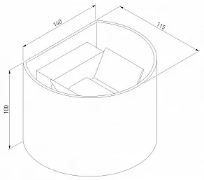 Накладной светильник Elektrostandard Blade 1518 TECHNO LED
