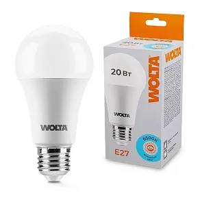 Лампа светодиодная Wolta  E27 20Вт 6500K 25W65BL20E27