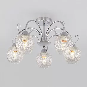 Люстра на штанге Eurosvet Benita 30142/5 хром