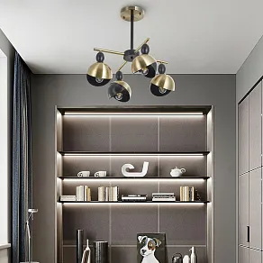 Люстра на штанге Arte Milano Neapolis-71307 271307/4 BK/GD