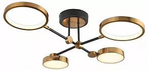 Потолочная люстра Natali Kovaltseva LOFT LED LED LAMPS 81102/4C BRASS BLACK