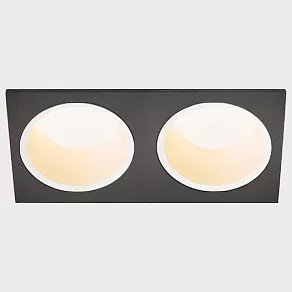 Встраиваемый светильник Italline IT08-8013 IT08-8013 white 3000K 2 шт + IT08-8015 black