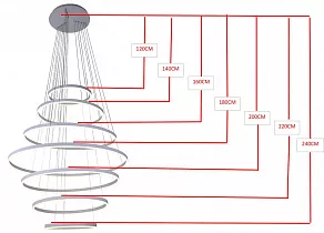 Подвесной светильник Kink Light Тор 08537,01(4000K)