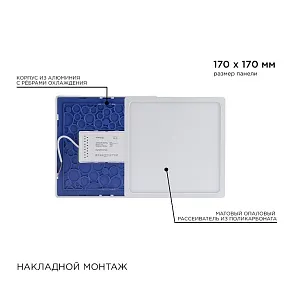 Накладной светильник Apeyron Electrics  06-47