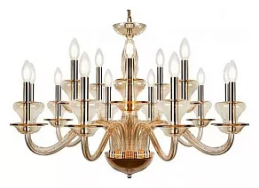 Подвесная люстра iLamp Mercury P9448-10+5 Gold