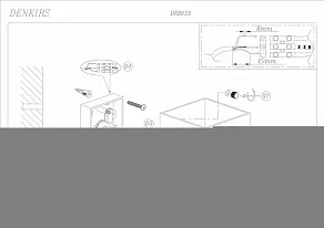 Накладной светильник Denkirs DK8022 DK8023-WH