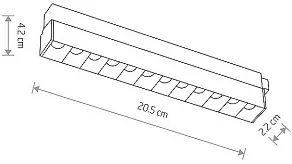 Накладной светильник Nowodvorski Focus Led 10144