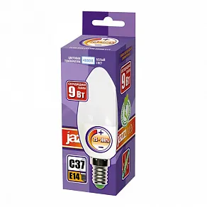 Лампа светодиодная Jazzway  E14 9Вт 4000K PLED- DIM C37  9w 4000K E14