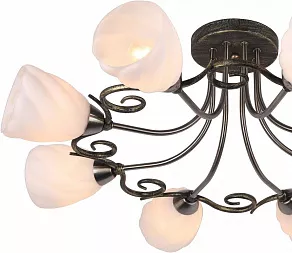 Потолочная люстра Arte Lamp Swirls A6253PL-8BA