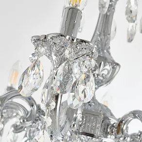 Подвесная люстра Bohemia Ivele Crystal AL7801 AL78101/8/250 B Ni