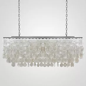 Подвесной светильник Imperiumloft Rectangle Shell Chandelier 2 Cascades 40.1836