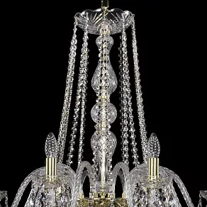 Подвесная люстра Bohemia Ivele Crystal 1402 1402/10/360/G