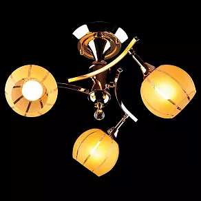 Люстра на штанге Eurosvet 3353-3457 3353/3 золото/желтый