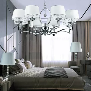 Подвесная люстра Newport 31900 31906/С без абажуров