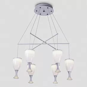 Подвесная люстра LED4U 6409 6409-6 White