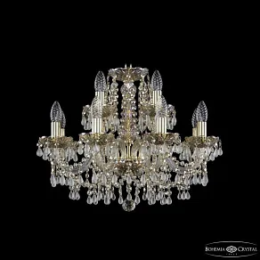 Подвесная люстра Bohemia Ivele Crystal 1410 1410/8+4/195 G V0300 M801