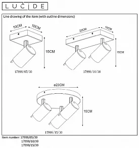 Спот Lucide Grony 17998/05/30