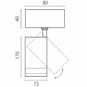 Спот Lightstar Canno Pro C4207SO