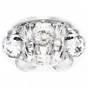 Встраиваемый светильник Ambrella Crystal 8 D1055 CL/CH