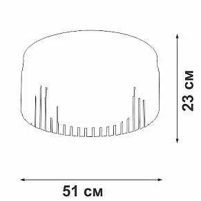 Потолочная люстра Vitaluce V5180 V5180-1/8PL