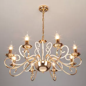 Подвесная люстра Eurosvet Silva 60090/8 золото