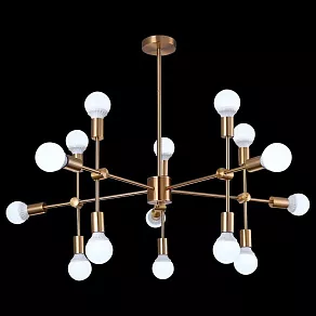 Люстра на штанге Natali Kovaltseva Loft Lux 2 LOFT LUX 75130/12C GOLD