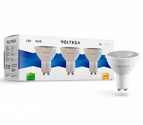 Лампа светодиодная Voltega Simple GU10 7Вт 3000K 7254