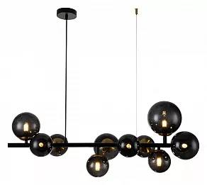 Подвесная люстра Indigo Molecola 11018/10P Black